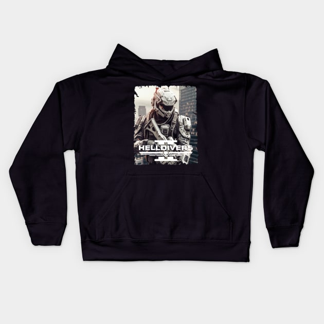 Helldivers 2 Kids Hoodie by Roxy Khriegar Store